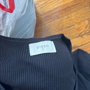 Dissh ribbed midi dress